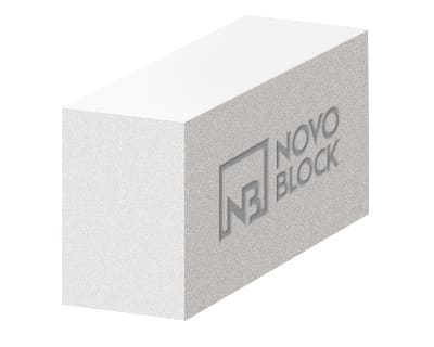 Блок газобетонный стеновой D500 NOVOBLOCK B2,5 625х100х250мм