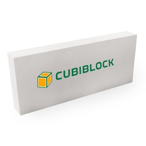 Газобетонные блоки CUBIBLOCK D500 B3,5 F100 625х200х100 ровный