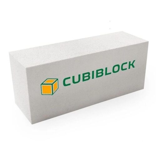 Газобетонные блоки CUBIBLOCK D500 B3,5 F100 625х200х200 ровный