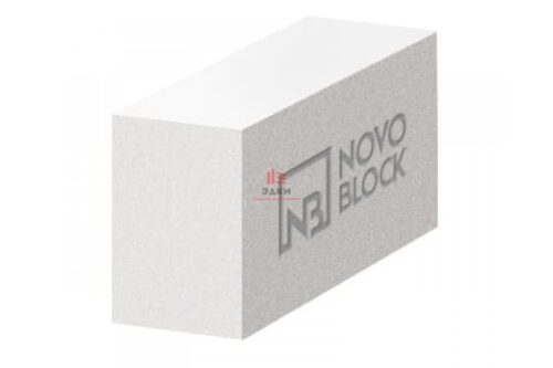 Блок газобетонный стеновой D500 NOVOBLOCK B2,5 625х100х250мм